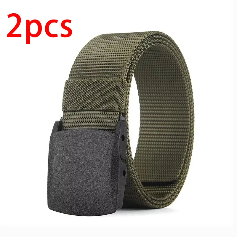Men's Belt Outdoor Casual Canvas Belt Metal Free Training Nylon Tactical Belt With Pants Jeans Belt Sports Belts For Men Women My Store