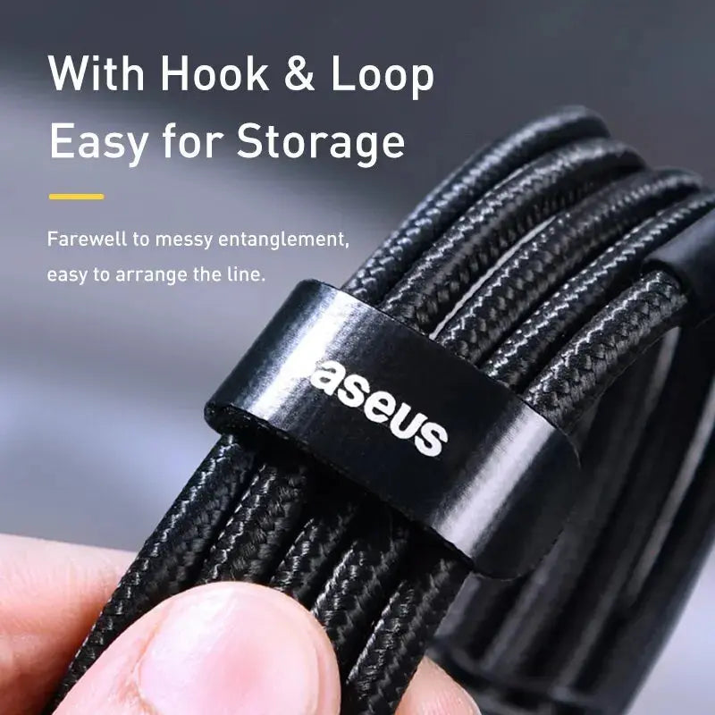 Baseus USB Type C To USB C Cable For iPhone 17 16 100W/5A PD Fast Charging Charger Cord For Macbook Xiaomi Samsung Type-C Cable My Store