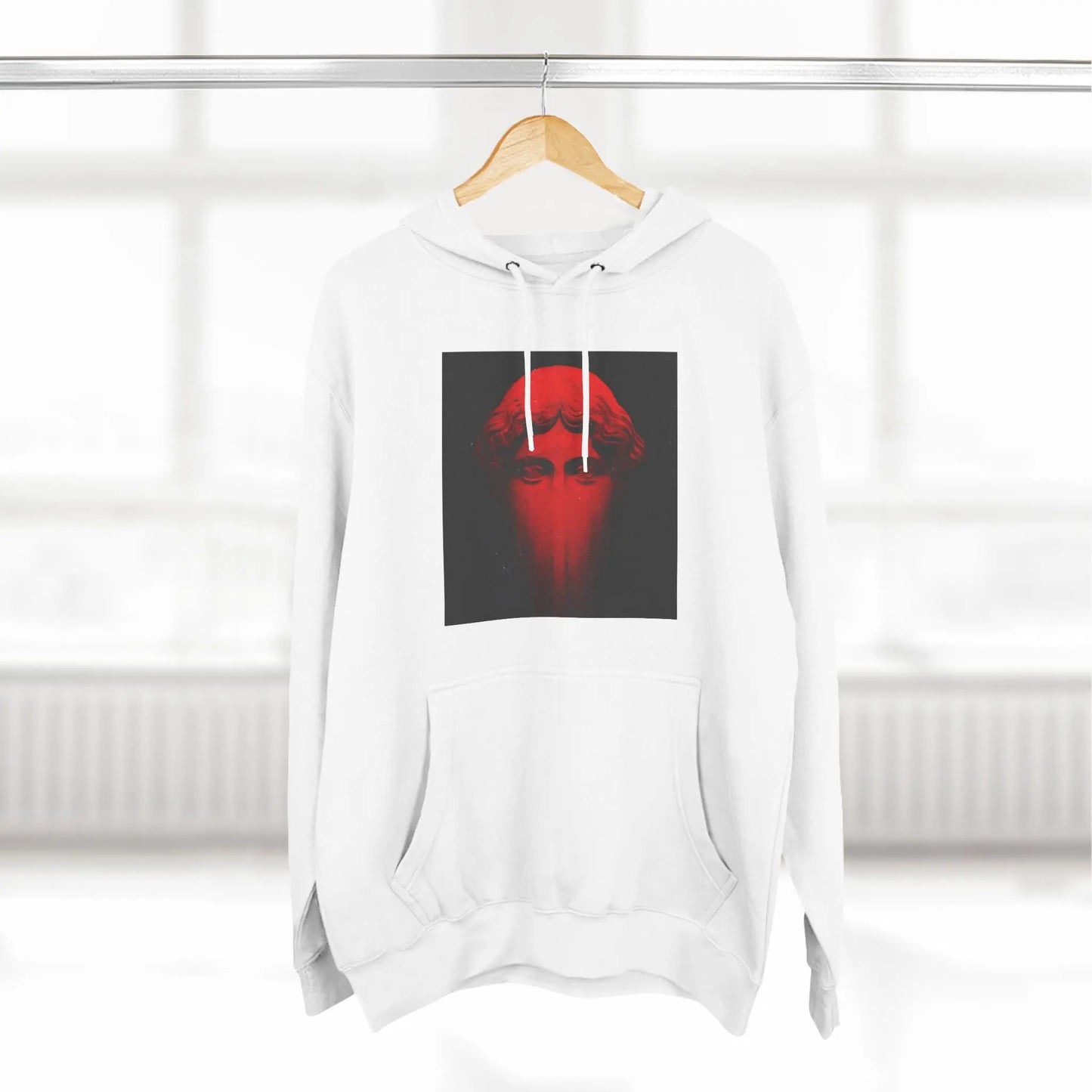 Three-Panel Fleece Hoodie Printify