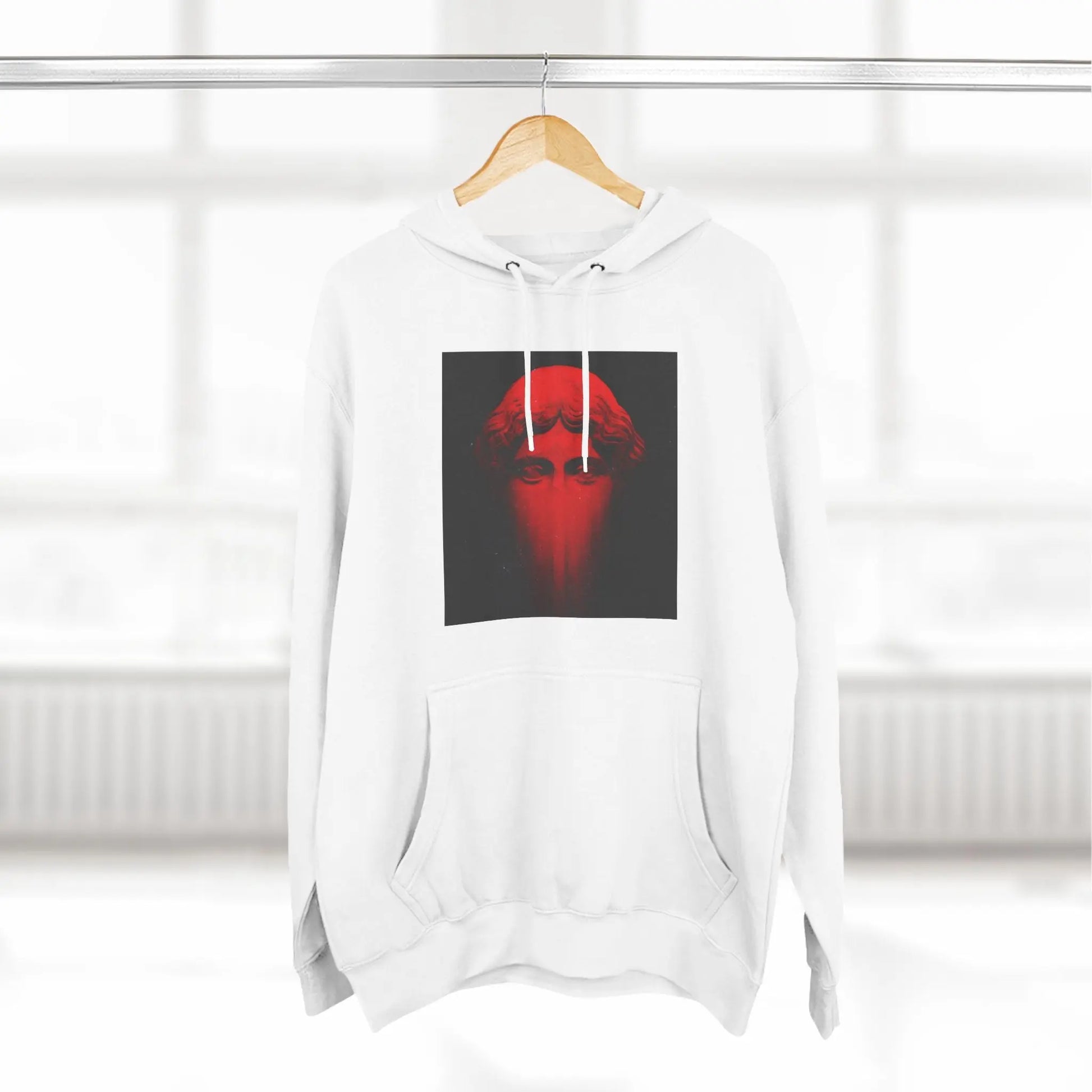 Three-Panel Fleece Hoodie Printify
