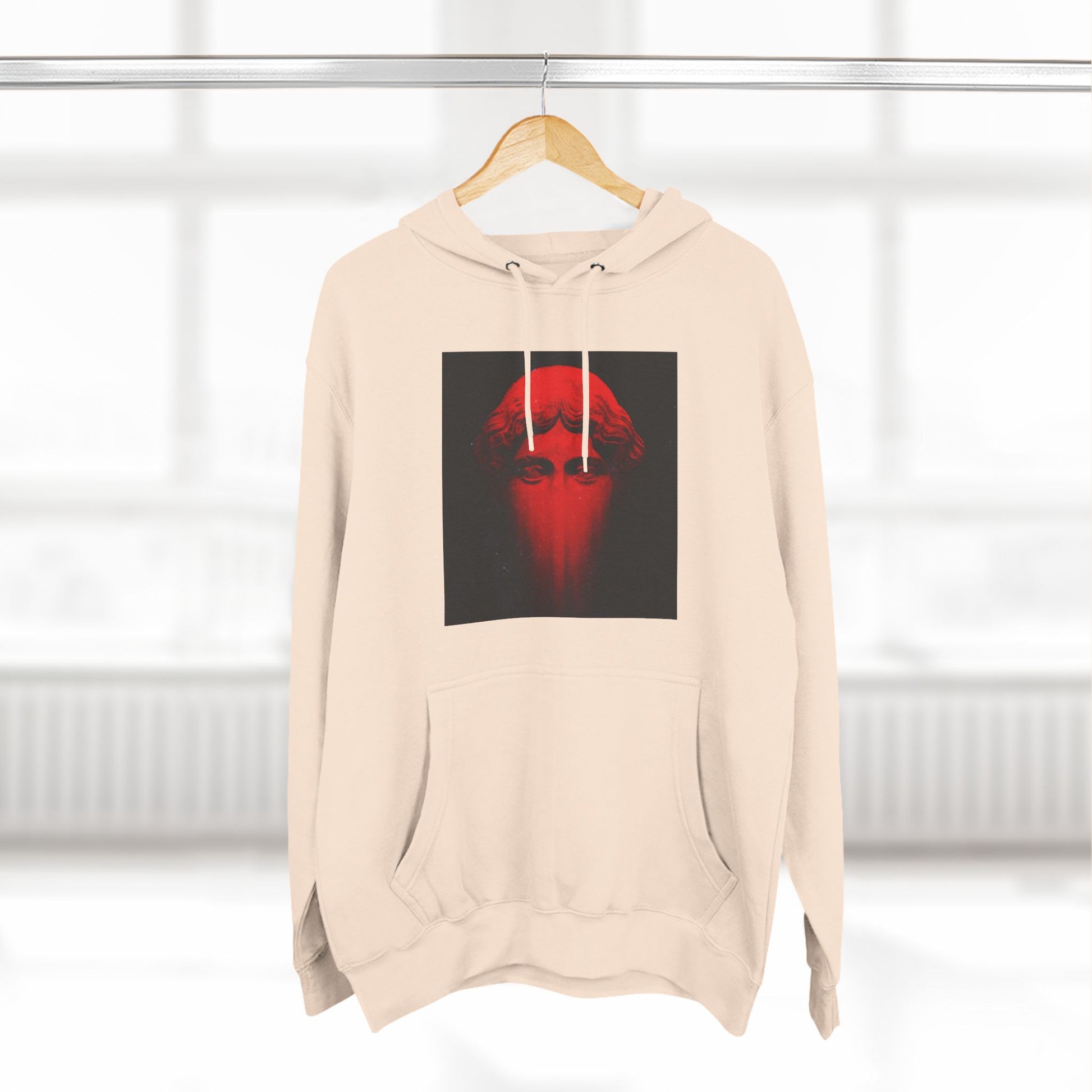 Three-Panel Fleece Hoodie Printify
