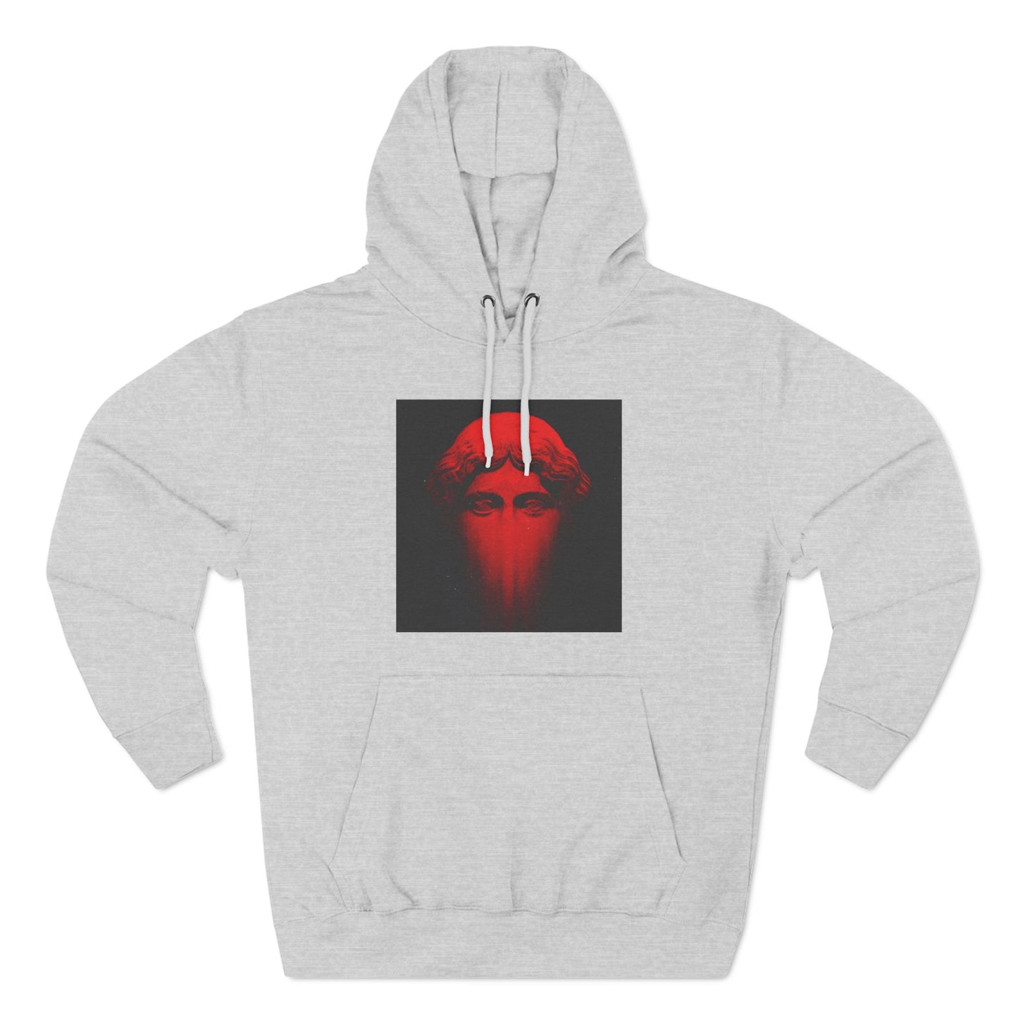 Three-Panel Fleece Hoodie Printify