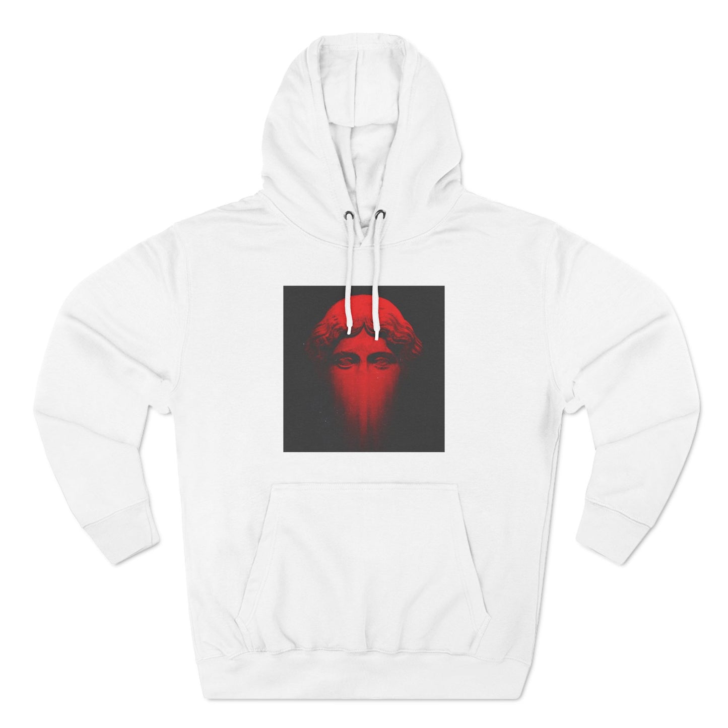 Three-Panel Fleece Hoodie Printify