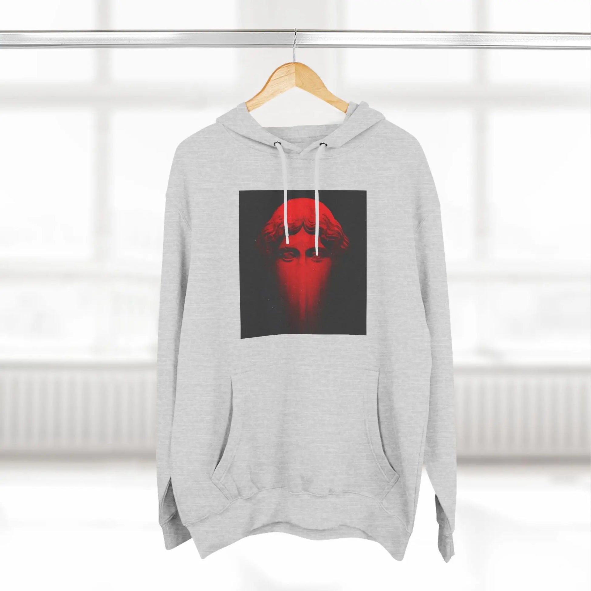 Three-Panel Fleece Hoodie Printify