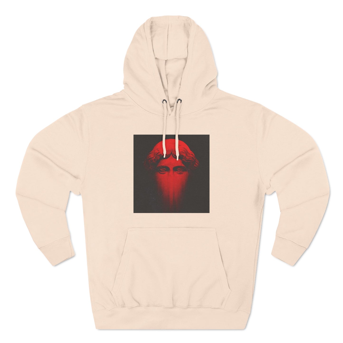 Three-Panel Fleece Hoodie Printify