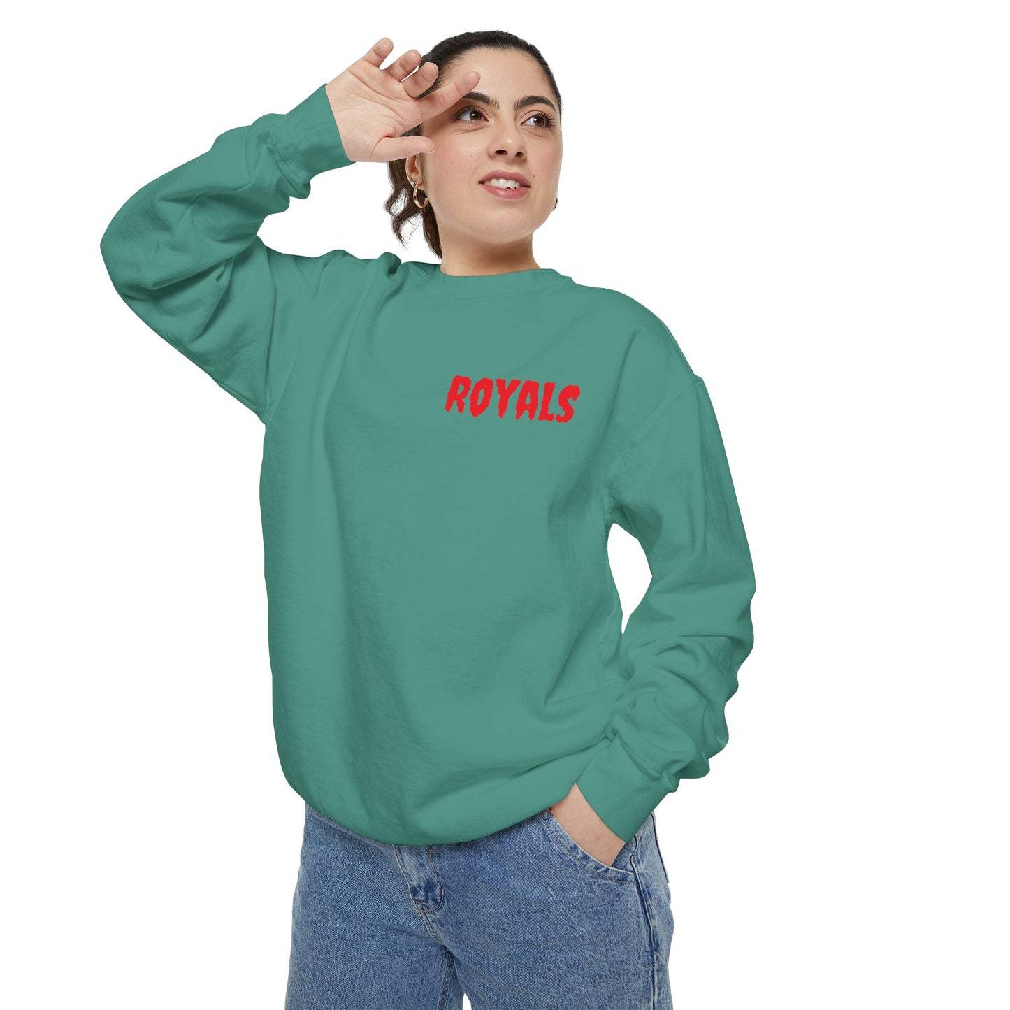 Unisex Garment-Dyed Sweatshirt Printify
