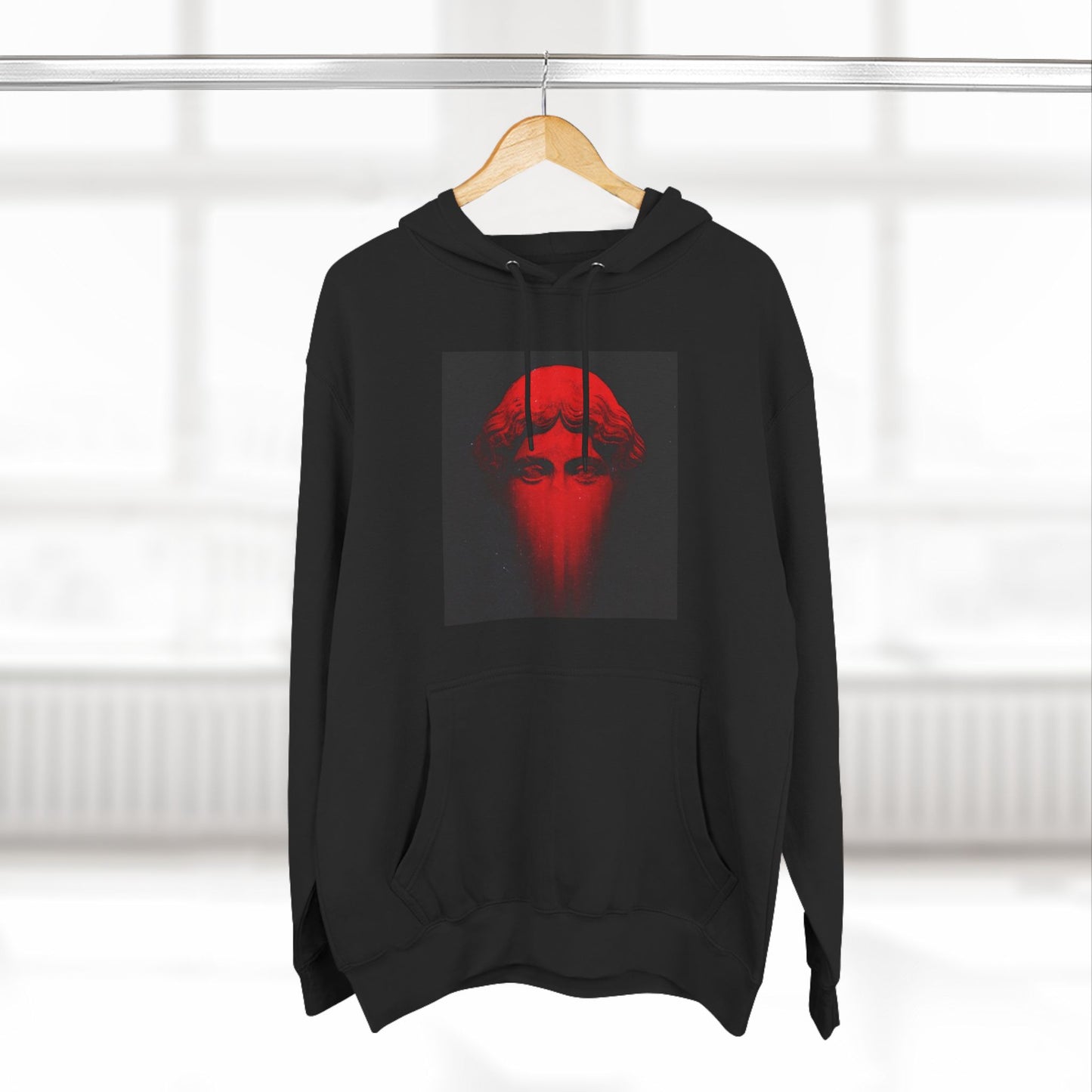 Three-Panel Fleece Hoodie Printify