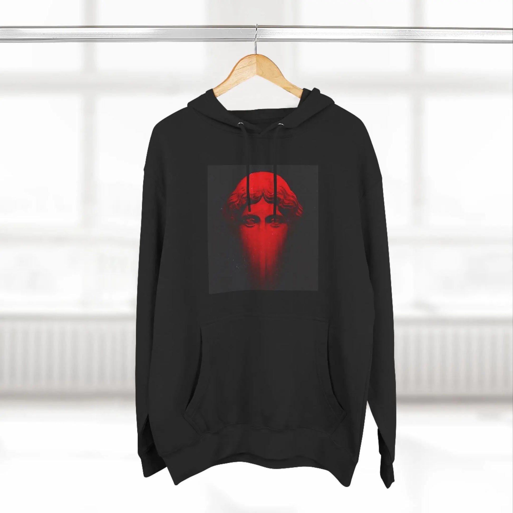 Three-Panel Fleece Hoodie Printify