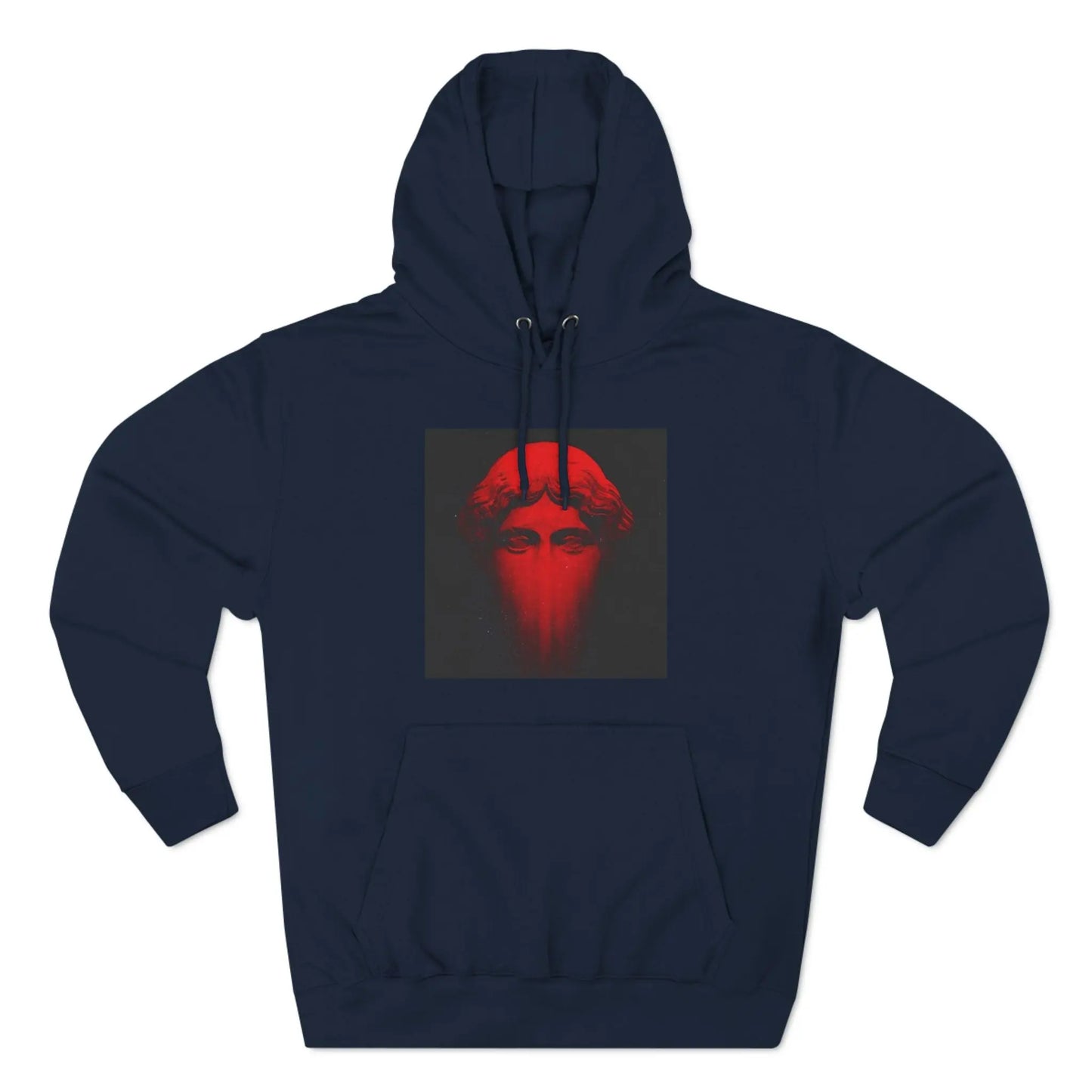 Three-Panel Fleece Hoodie Printify