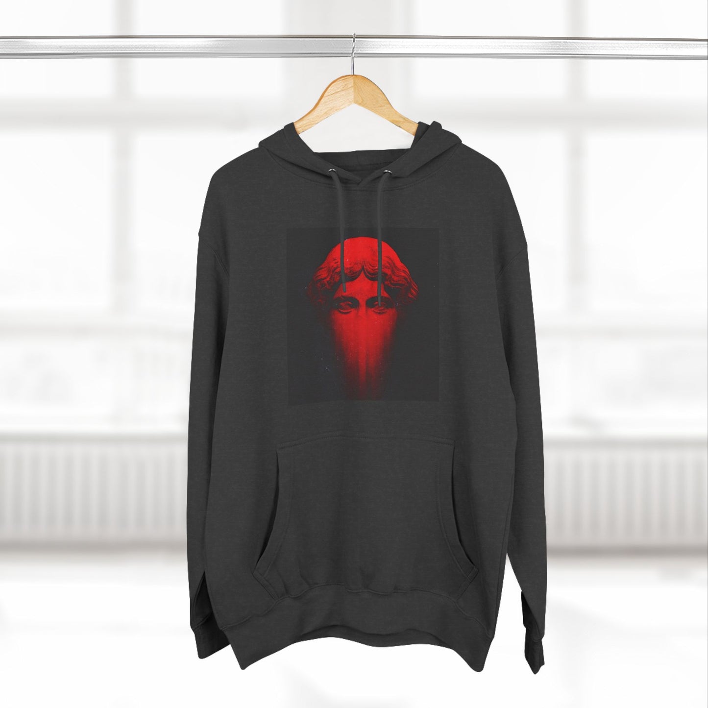 Three-Panel Fleece Hoodie Printify
