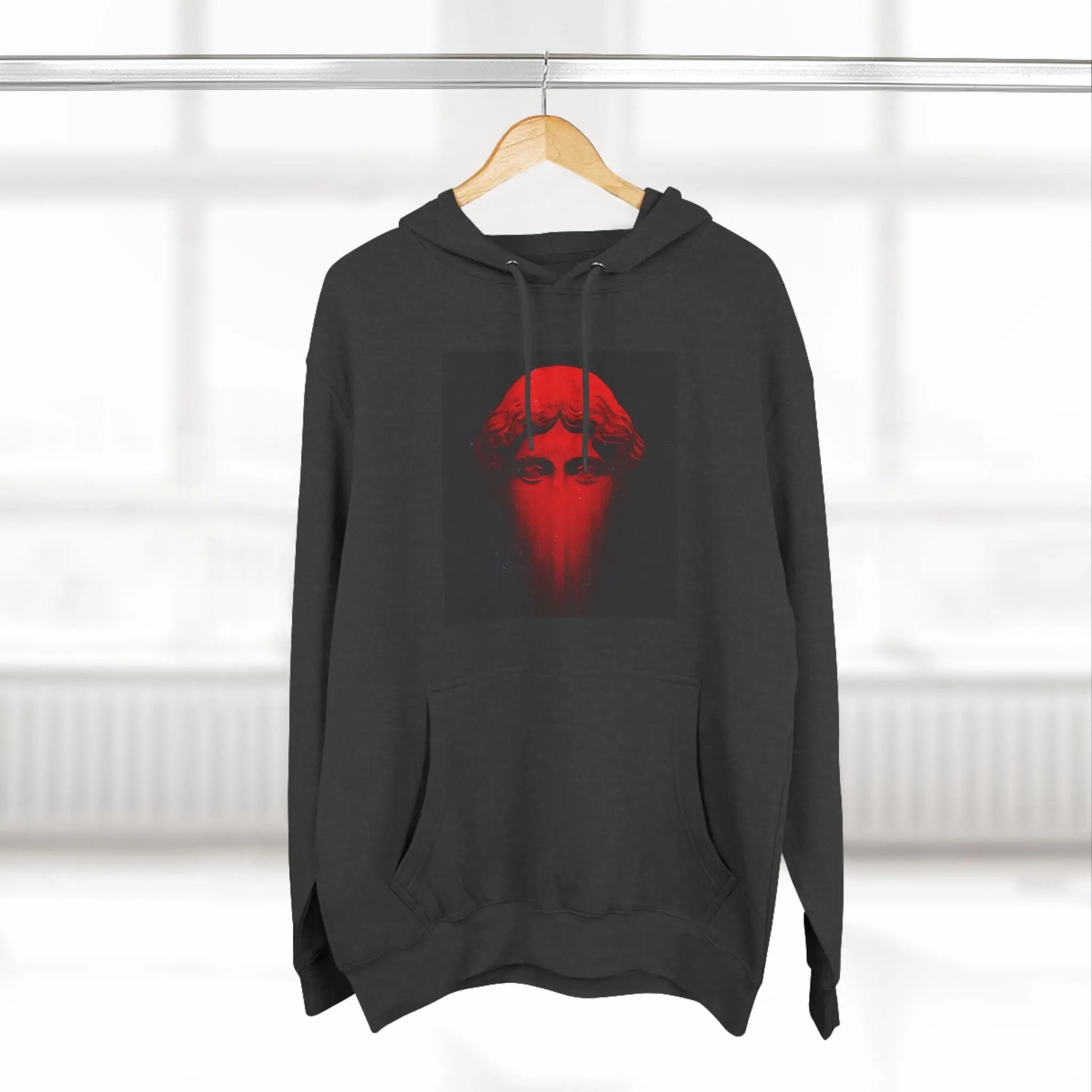 Three-Panel Fleece Hoodie Printify