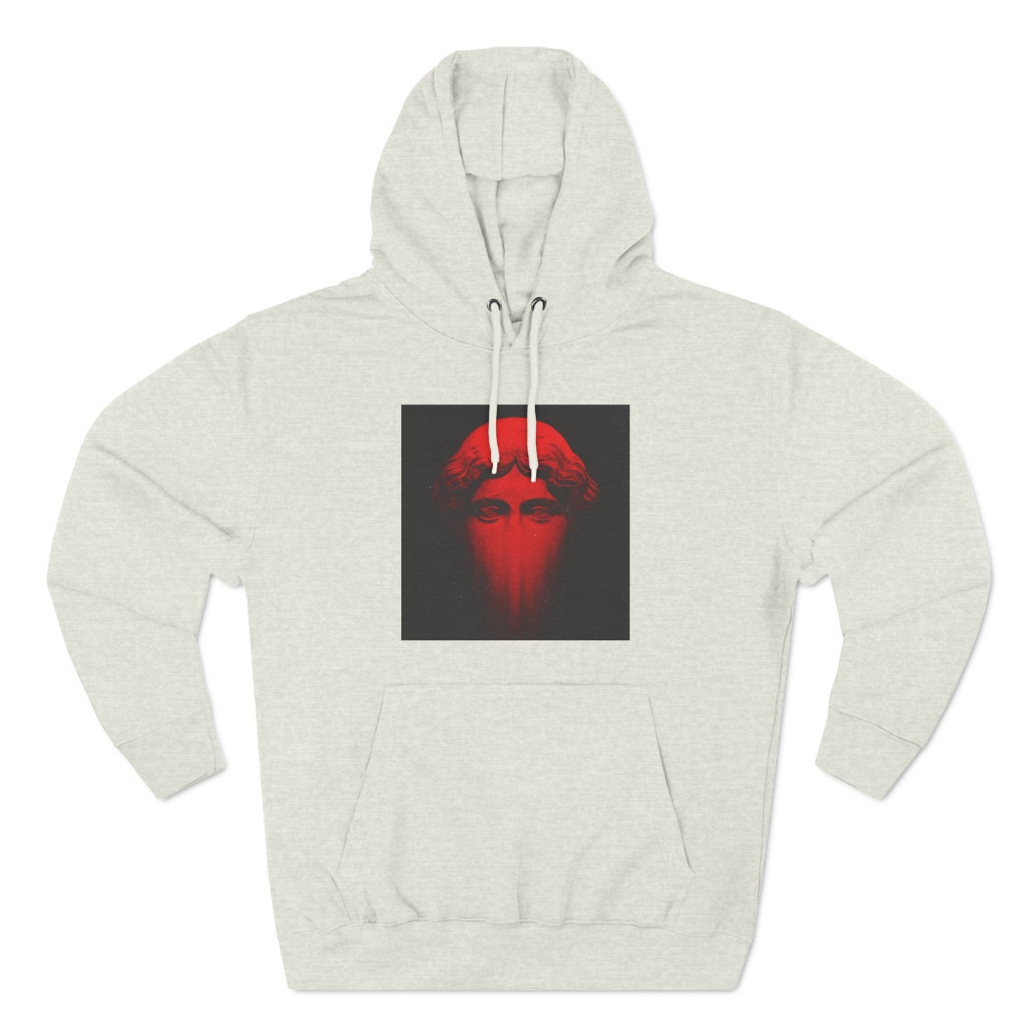Three-Panel Fleece Hoodie Printify