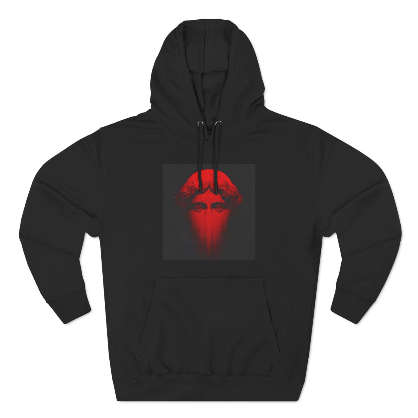 Three-Panel Fleece Hoodie Printify