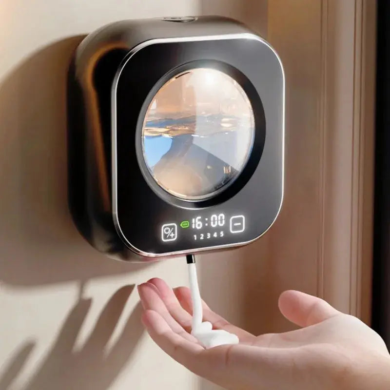 Wall-mounted smart soap dispenser, no-punch electric foam machine, automatic hand sanitizer dispenser in hotel bathrooms My Store