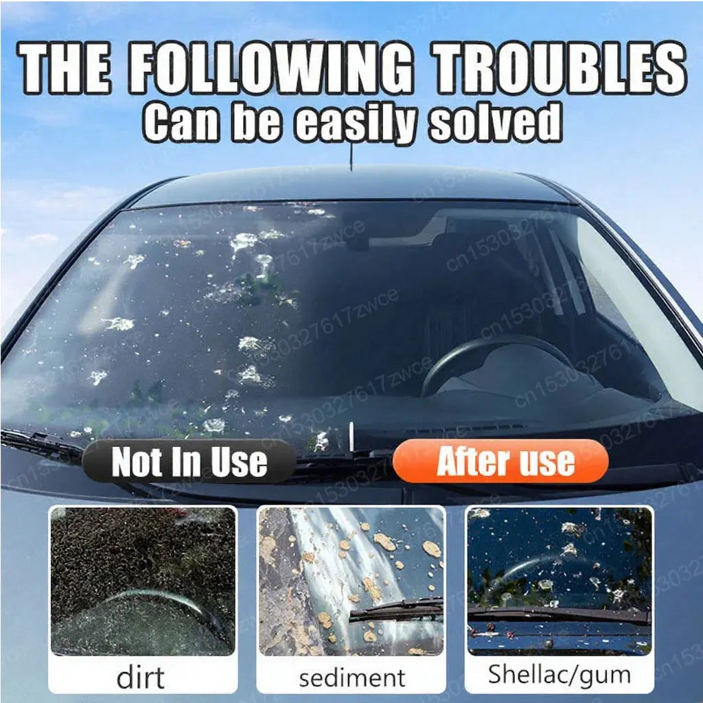 Car Glass Polish Coating Kit for Windshield Oil Film Removal Paste Car Glass Water Repellent Anti Rain Hydrophobic Cleaning Kits My Store