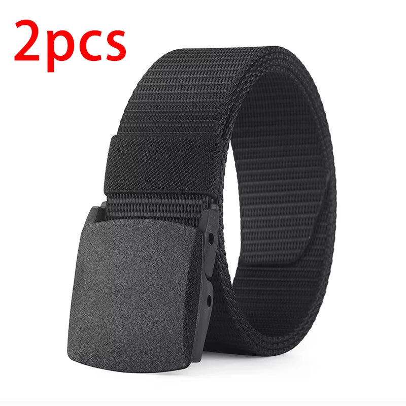 Men's Belt Outdoor Casual Canvas Belt Metal Free Training Nylon Tactical Belt With Pants Jeans Belt Sports Belts For Men Women My Store