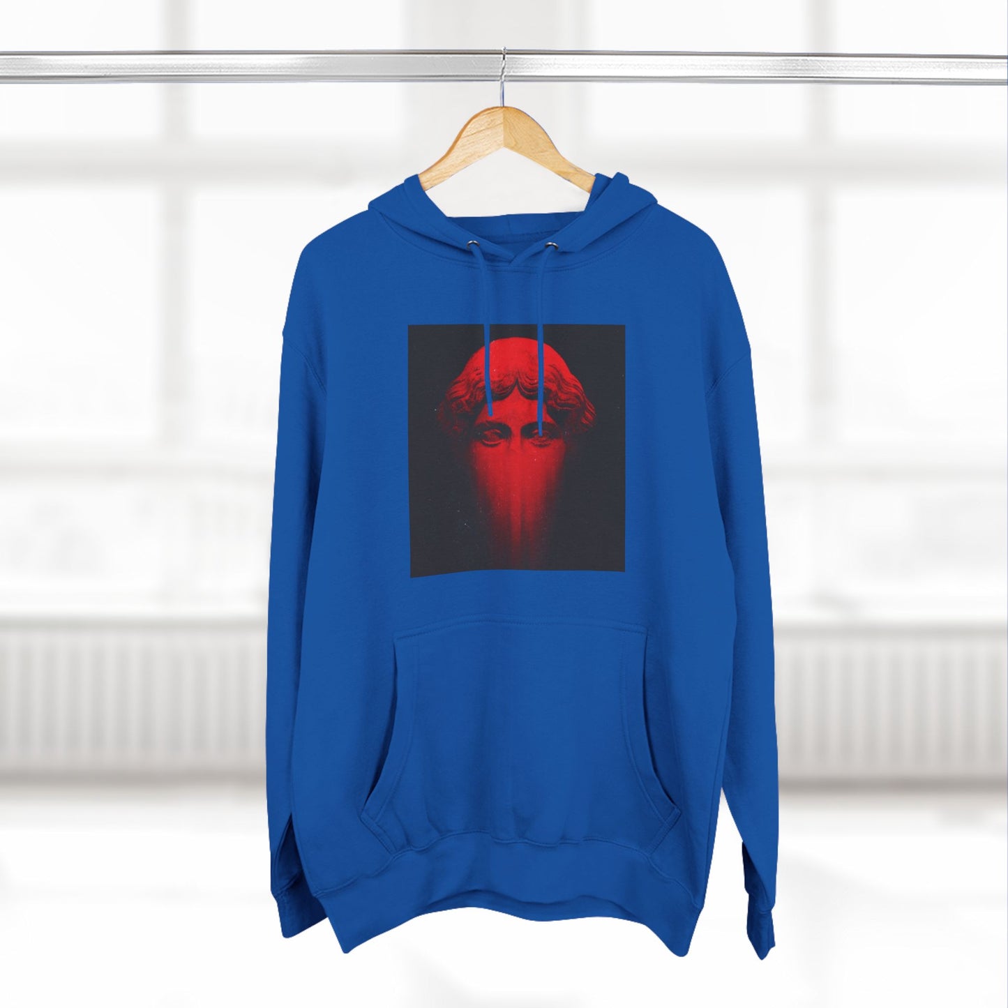 Three-Panel Fleece Hoodie Printify