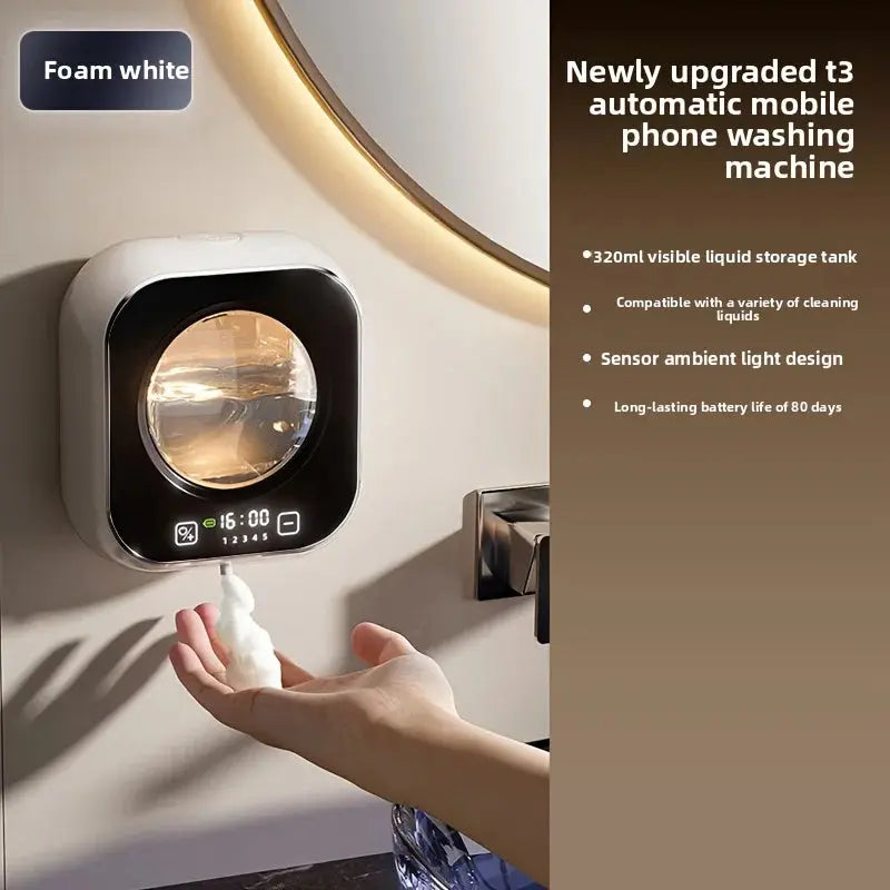 Wall-mounted smart soap dispenser, no-punch electric foam machine, automatic hand sanitizer dispenser in hotel bathrooms My Store