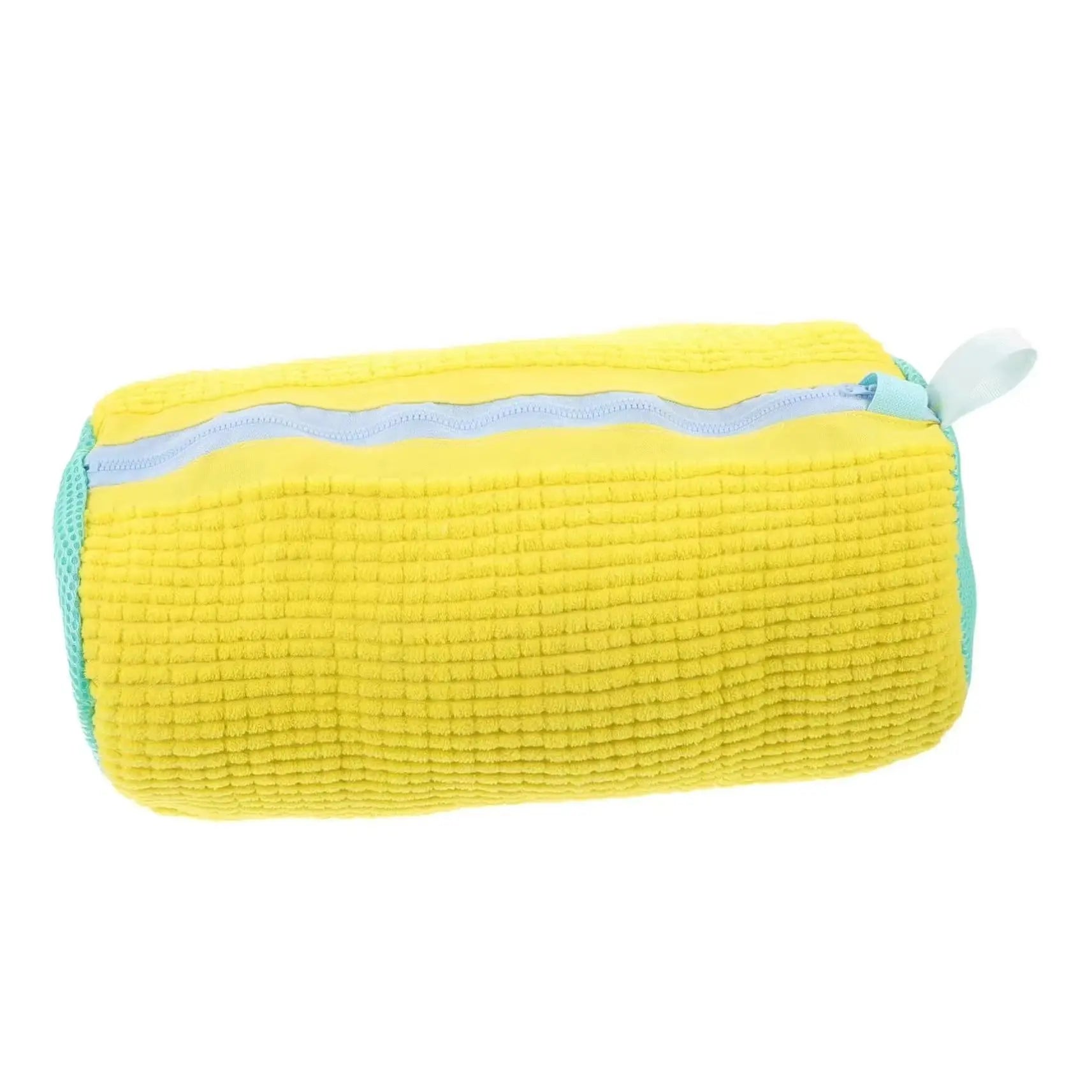 Fluffy Fiber Shoe Washing Bag 360° Surround Cleaning Reusable Durable Machine-Washable Laundry Bag with Zipper Closure (1pc) My Store