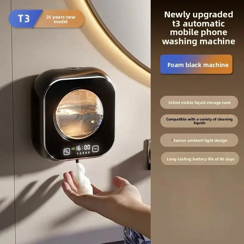 Wall-mounted smart soap dispenser, no-punch electric foam machine, automatic hand sanitizer dispenser in hotel bathrooms My Store