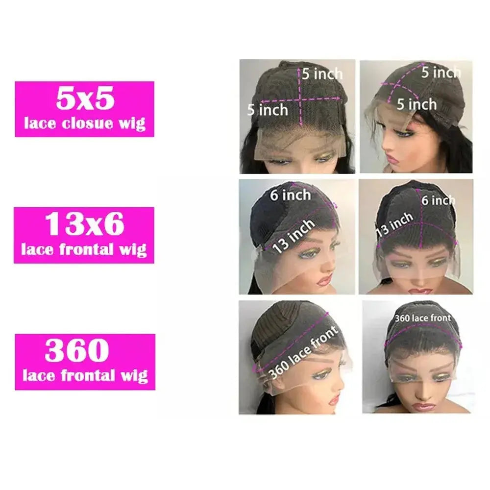 This premium, pre-plucked 40-inch Brazilian human hair wig features deep water waves and a flawless 13x6 HD lace frontal. My Store