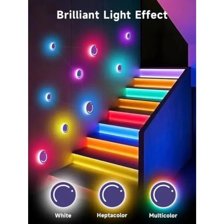 Smart Wall Light, 9-Piece LED DIY Constellation Light, RGB Color Changing, Music Sync, App and Remote Control, Ambient Lighting My Store