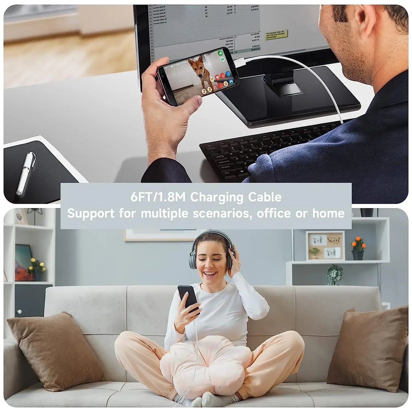3PCS 100W 6A Super Fast Charger Cable Fast USB Type C Charging Data Cord Quick Charger Cabletype c charger fast charging My Store