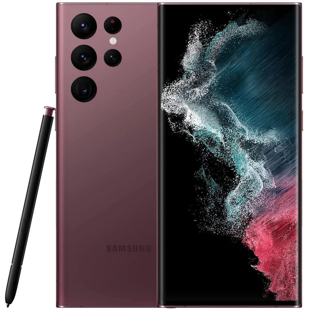 Samsung Galaxy S22 Ultra 5G 8K Camera 108 MP 108MP 5000mAh 45W Samsung S22U Phone US Version Unlocks NFC 1 SIM+1 eSIM 6.8-inch My Store
