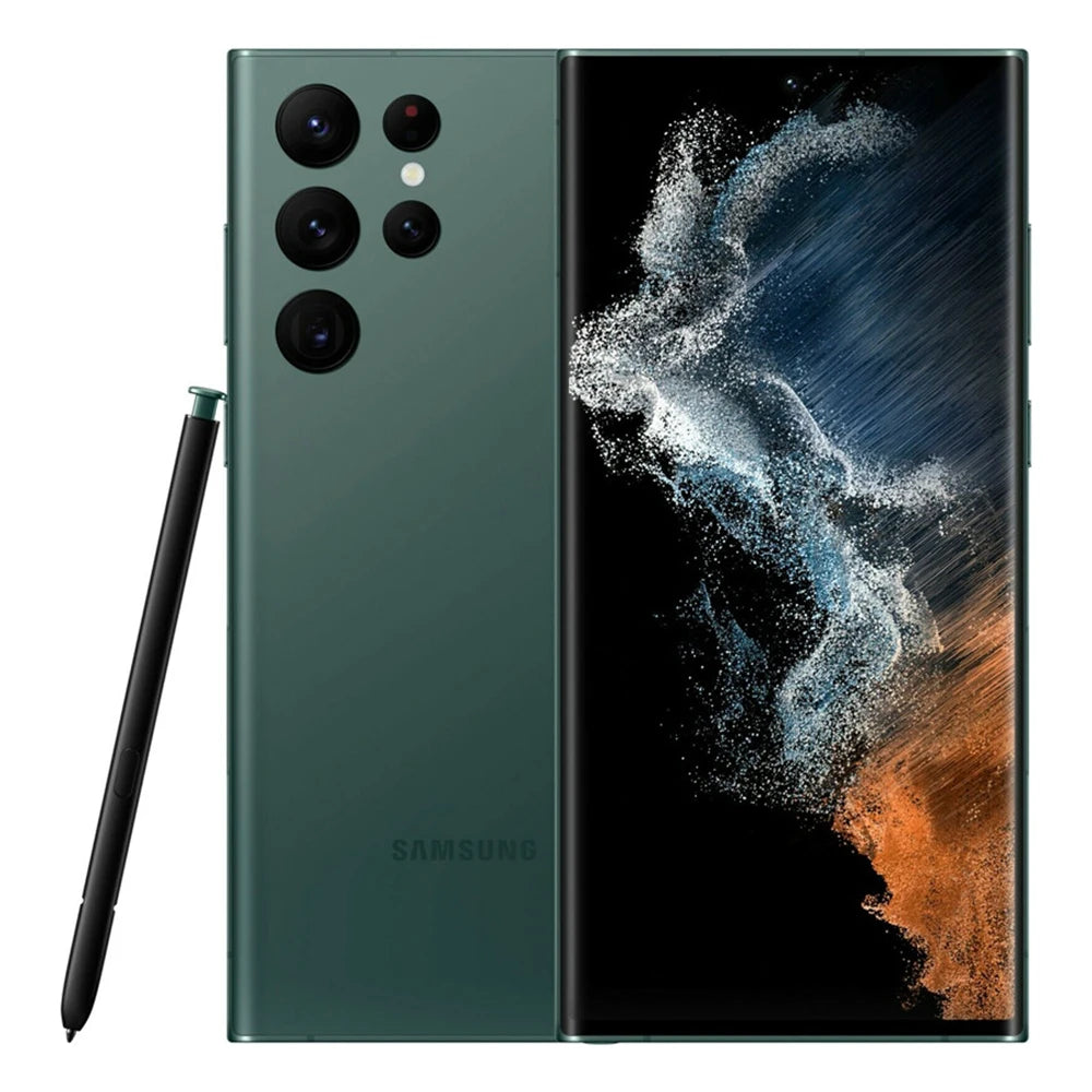 Samsung Galaxy S22 Ultra 5G 8K Camera 108 MP 108MP 5000mAh 45W Samsung S22U Phone US Version Unlocks NFC 1 SIM+1 eSIM 6.8-inch My Store