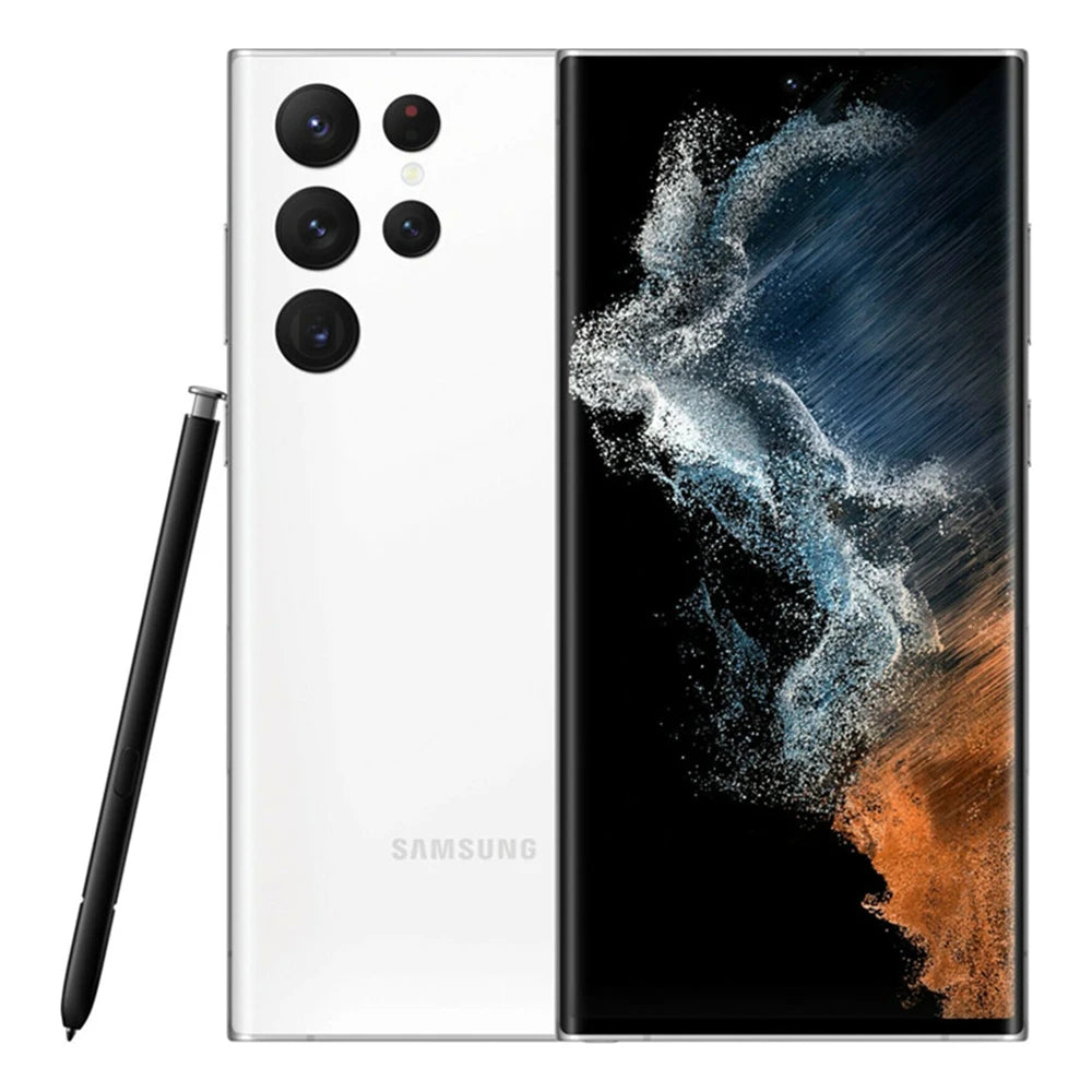 Samsung Galaxy S22 Ultra 5G 8K Camera 108 MP 108MP 5000mAh 45W Samsung S22U Phone US Version Unlocks NFC 1 SIM+1 eSIM 6.8-inch My Store