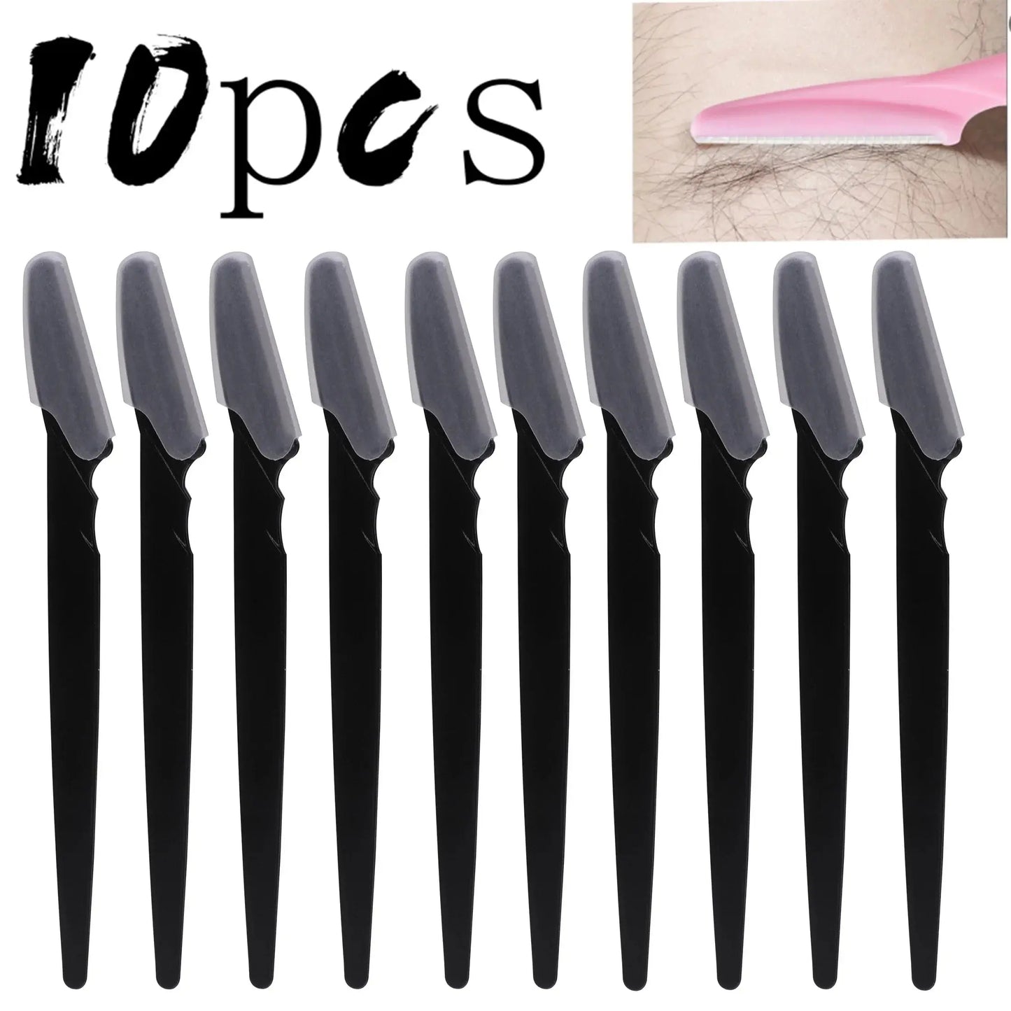 Wholesale 5/10/30/40pcs  Razor for Trimmer and Women Eyebrow and Men Shaver with Hair Razor and Face  Protective Cover,Safe rap My Store