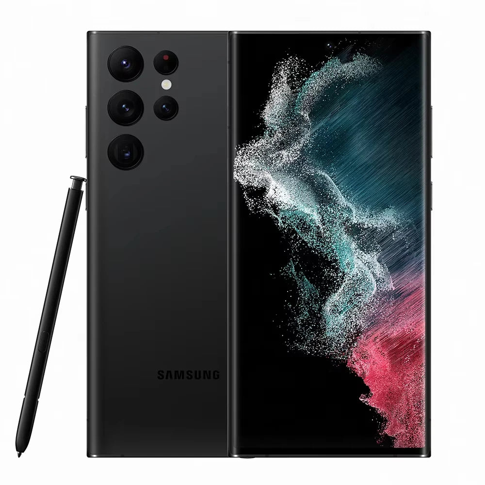 Samsung Galaxy S22 Ultra 5G 8K Camera 108 MP 108MP 5000mAh 45W Samsung S22U Phone US Version Unlocks NFC 1 SIM+1 eSIM 6.8-inch My Store