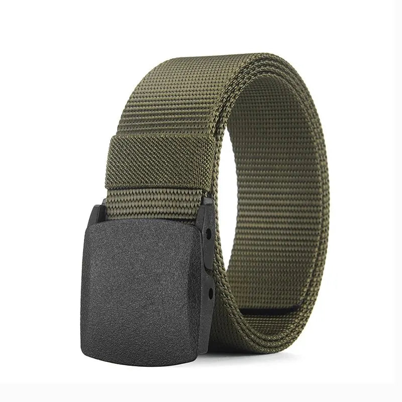 Men's Belt Outdoor Casual Canvas Belt Metal Free Training Nylon Tactical Belt With Pants Jeans Belt Sports Belts For Men Women My Store