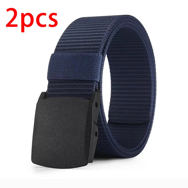 Men's Belt Outdoor Casual Canvas Belt Metal Free Training Nylon Tactical Belt With Pants Jeans Belt Sports Belts For Men Women My Store